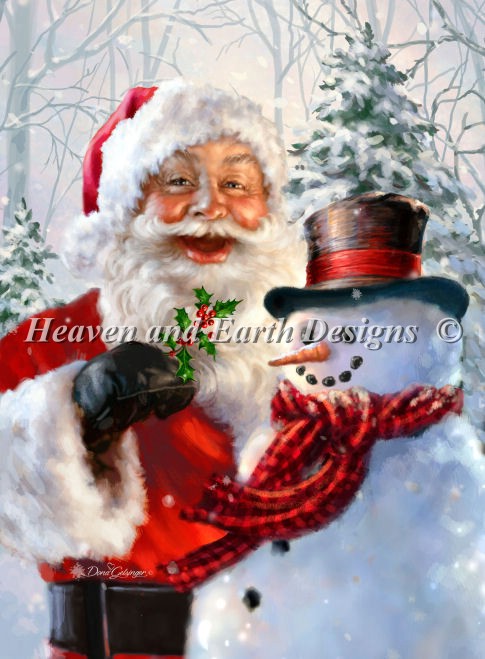 Mini Santa and Frosty - Click Image to Close